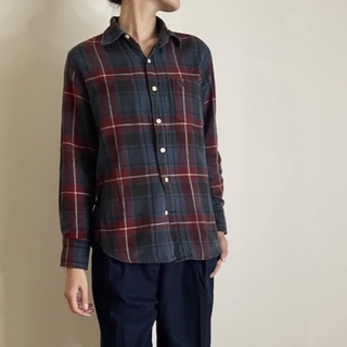 【American Eagle】紅藍格紋襯衫 Size S ✨九成新