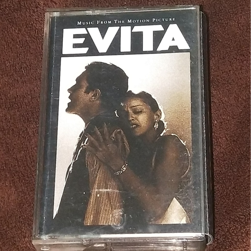 MADONNA瑪丹娜「EVITA阿根別為我哭泣」台灣版卡帶/錄音帶/磁帶