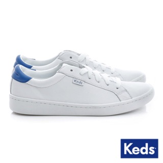 Keds 時尚運動系列之七綁帶休閒鞋-白色