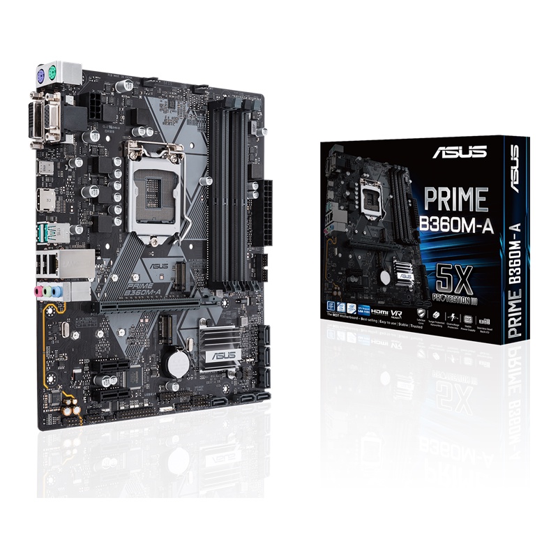 ［ASUS 華碩］ PRIME B360M-A 主機板 | Intel 8代 9代/LGA1151/mATX/DDR4