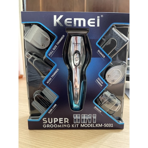 《含運售》電動理髮器 11合1鈦合金 KEMEI-KM-5031