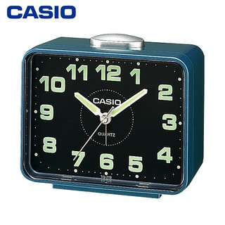 CASIO貪睡鬧鐘/TQ-218-2/桌上型/夜光指針刻度/電子BiBi聲/【第一鐘錶眼鏡】