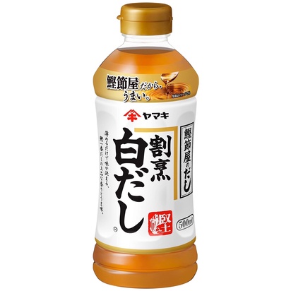日本 雅媽吉 YAMAKI 白醬油 高湯 鰹魚 鰹魚淡色濃縮高湯 500ml