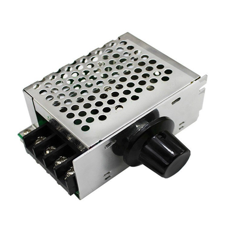 【AI電子】*交流 AC 4000W/110V/220V 電子調壓器、調光、調速、調溫 大功率馬達調速 . 調光器