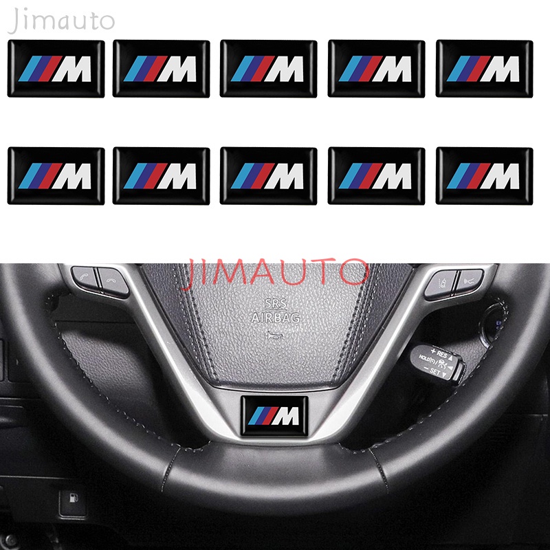BMW 三維酷寶馬汽車方向盤標誌車門車身裝飾徽章汽車貼紙貼花汽車造型適用於寶馬 M E34 E36 E60 E90 E4