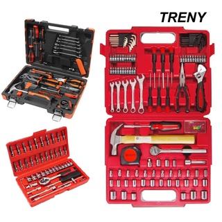 TRENY 維修工具組 工具組 110件工具組 螺絲套頭維修工具組 汽車家用維修工具組修繕達人