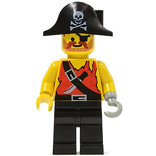 玩樂趣 LEGO樂高 6268 海盜系列 Pirate 二手人偶 (pi078)