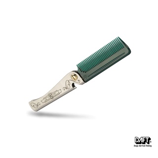GOODFORIT / 英國The Man Comb Jade Deco碧玉限定款手工開瓶扁梳