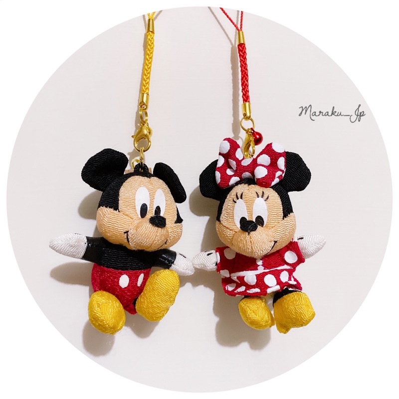 ［現貨］日本代購 東京迪士尼樂園限定 米老鼠 米奇 米妮 花栗鼠 奇奇蒂蒂 鈴鐺 吊飾 鑰匙圈 御守 護身符
