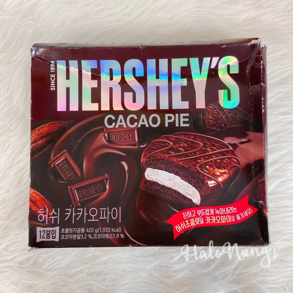 [HALO NunG !] 韓國 Hershey’s巧克力蛋糕派 12入 現貨