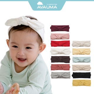 <買5送1> [Avauma] 新生兒 3M~2T 男女嬰純色髮飾 (13色)