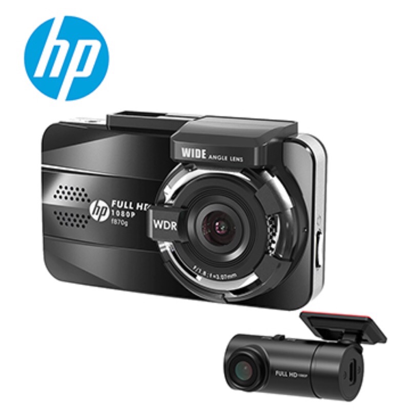 HP惠普 F870G-RC3 rear cam SONY感光元件 前後雙鏡頭 GPS測速提示高畫質行車記錄器$7900