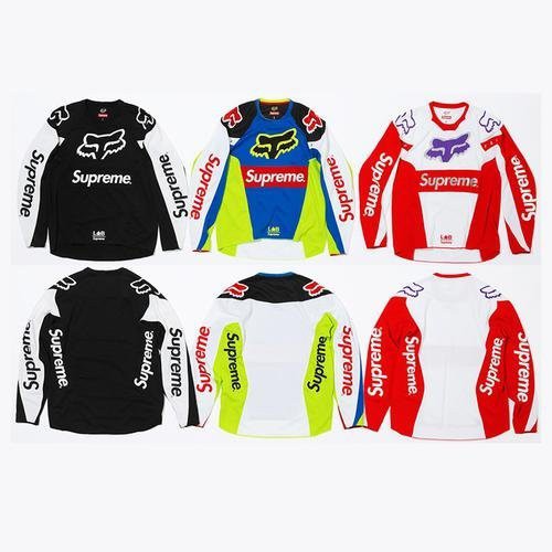 【紐約范特西】預購 Supreme Fox Racing Moto Jersey Top 賽車車衣