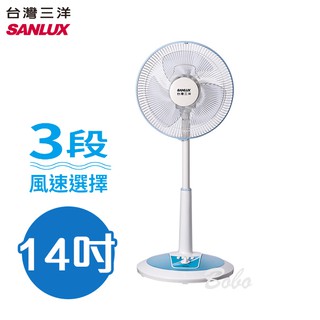 SANLUX 臺灣三洋 14吋 機械式定時立扇 電扇 電風扇 EF-14STA1 臺灣製造