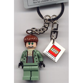 公主樂糕殿 LEGO 851028 超級英雄 蜘蛛人 Octopus博士 章魚博士 沙綠色 人偶 鑰匙圈 (A-369)