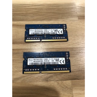 SK海力士hynix DDR3 2G 1Rx16 PC3L 12800S 筆電記憶體(二手）