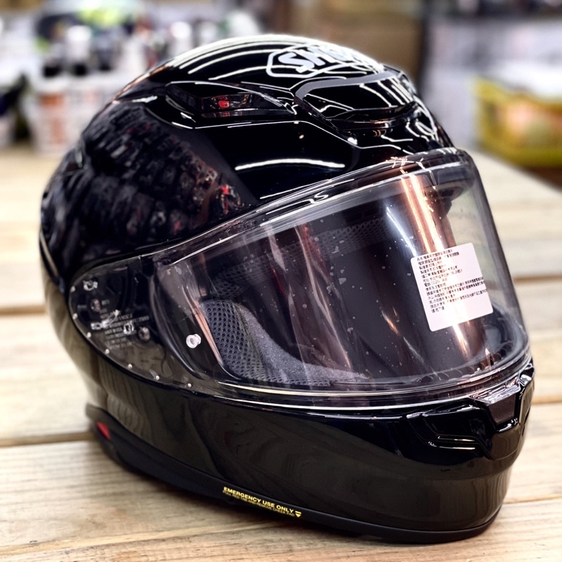 🛵大葉騎士部品SHOEI Z-8 Z8 素色BLACK 亮面黑黑全罩安全帽台灣代理商