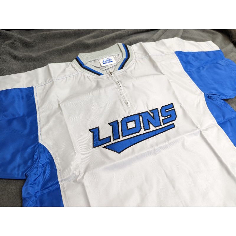 日本原裝進口正版 日本職棒 NPB 琦玉西武獅 Seibu Lions 高質感短袖風衣