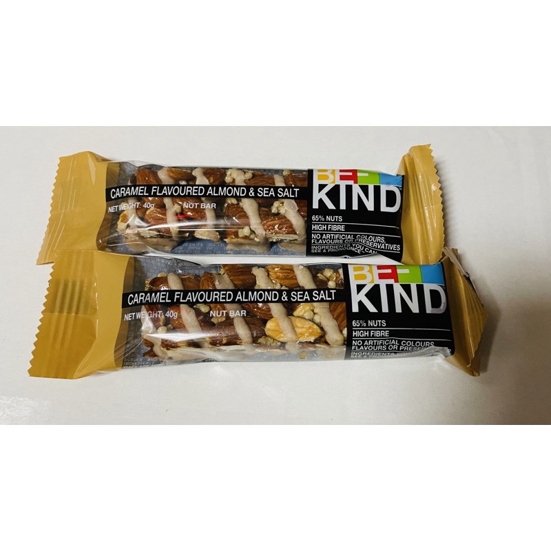 🎀BE-KIND海鹽焦糖風味杏仁堅果棒40g🎀