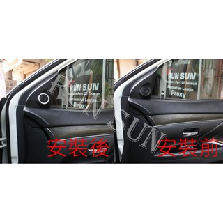 ●○RUN SUN 車燈,車材○● 全新 三菱 ASX OUTLANDER 日蝕 ECLIPSE 高音 喇叭 裝飾 貼片