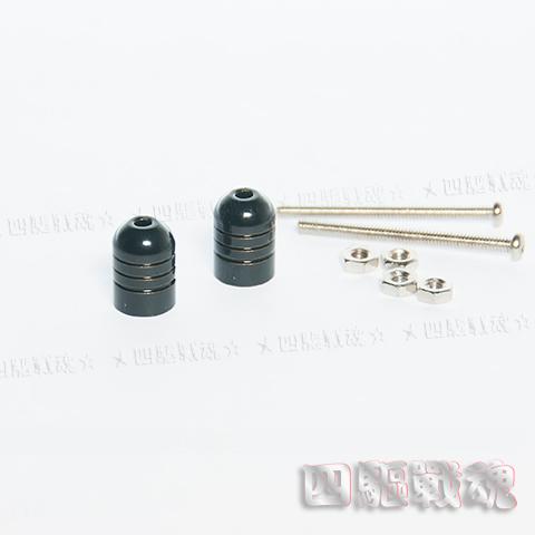 四驅車 軌道車 制震系列 小砲彈 金球 2.2g/顆 7X10mm 黑色 非 田宮 (2組入)