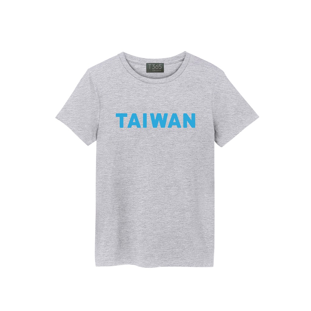 T365 TAIWAN 台灣 臺灣 愛台灣 國家 字型 大寫 麥克筆 英文 天空藍 T恤 男女皆可穿 下單備註尺寸 短T
