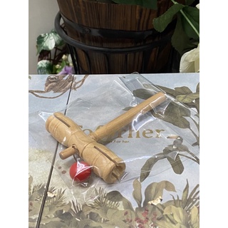 全新 木製 迷你 樂器 搖 木魚