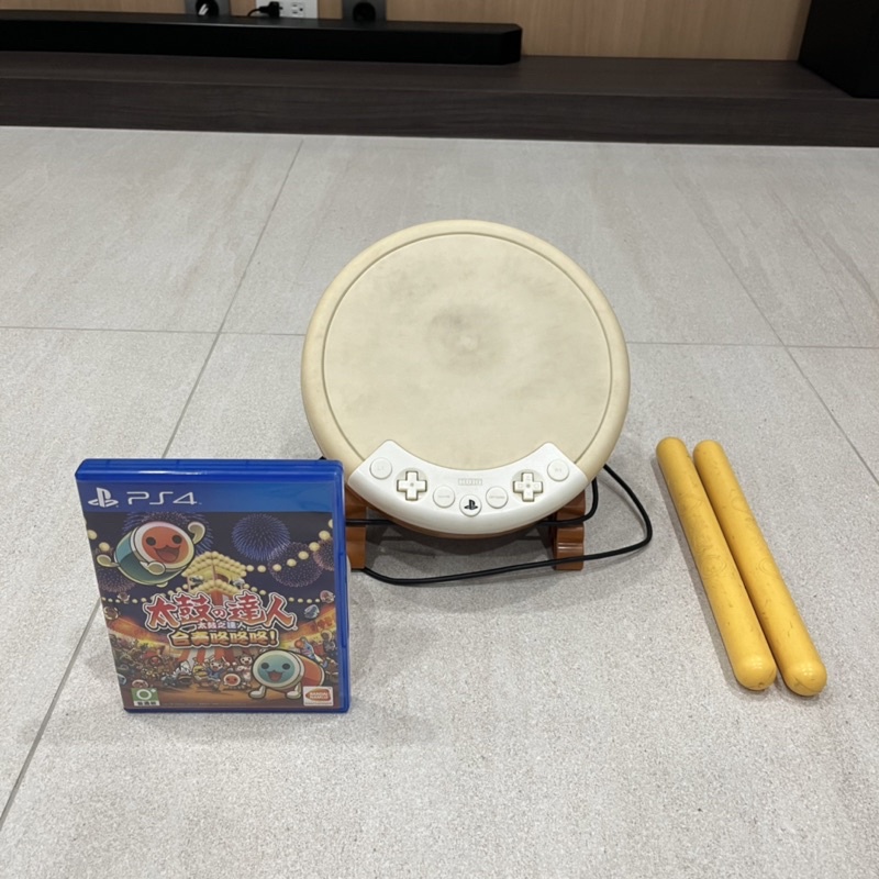 PS4 太鼓之達人 中文版 太鼓達人 合奏咚咚咚 遊戲光碟+鼓面+鼓棒