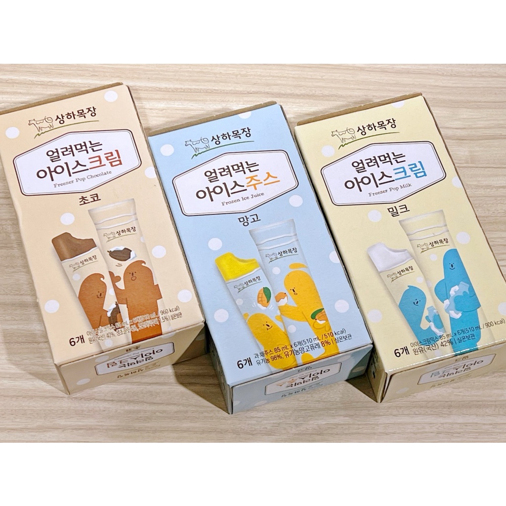 韓國 山下牧場 果凍冰淇淋 1盒6包