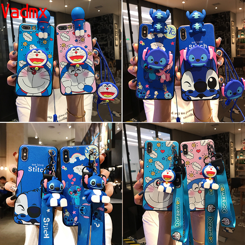 SAMSUNG 哆啦夢 三星 Galaxy A7 2018 S9 S9 Plus S7 Edge Stitch Cove