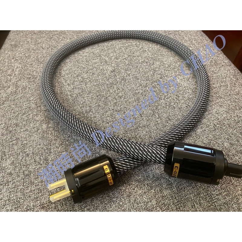 【潮時尚】 發燒古河 OFC HIFI級 發燒電源線 2孔8字電源線 品字電源線 重低音專用