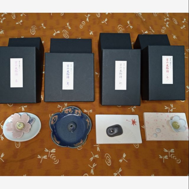 京都山田松香木店 四季香立左近櫻右大文字枯山水薄霞梅香皿香插日本線香 蝦皮購物
