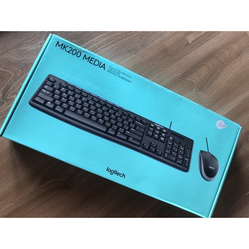 Logitech 羅技 MK200 有線鍵盤滑鼠組