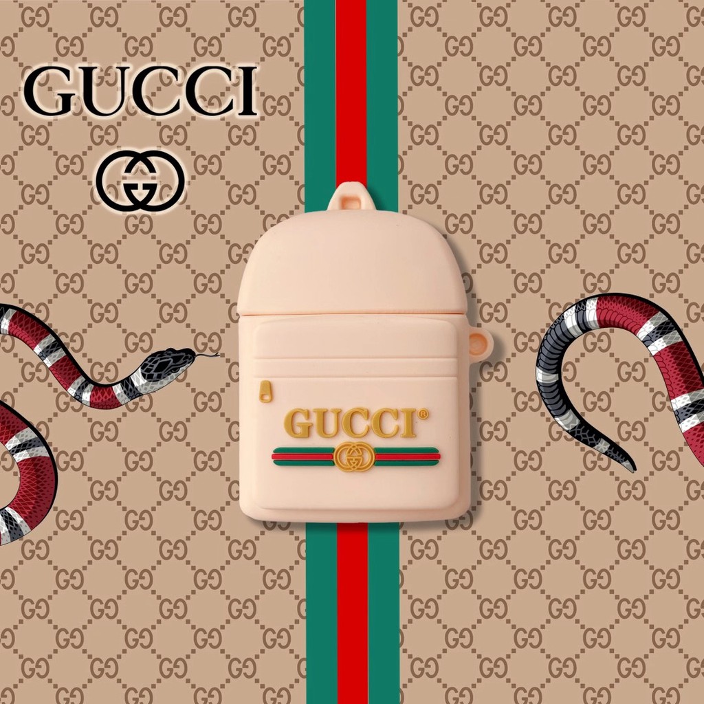 ⭐今日新款⭐ Gucci双肩包 AirPods 1/2代 AirPods pro/3代 藍牙耳機保護套 立體形狀~配掛鉤