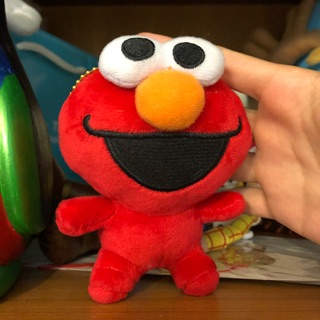 紅色芝麻街 Elmo 娃娃吊飾｜可愛小吊飾