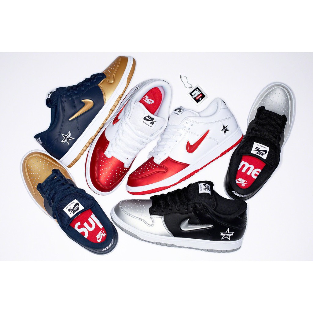 【Basa Sneaker】SUPREME FW19 X Nike SB Dunk Low 聯名款 滑板鞋