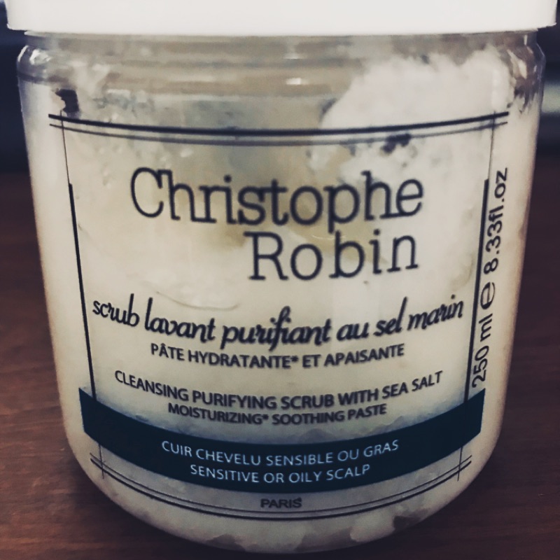 [二手-英國帶回] Christophe Robin海鹽舒緩頭皮潔淨霜250ml