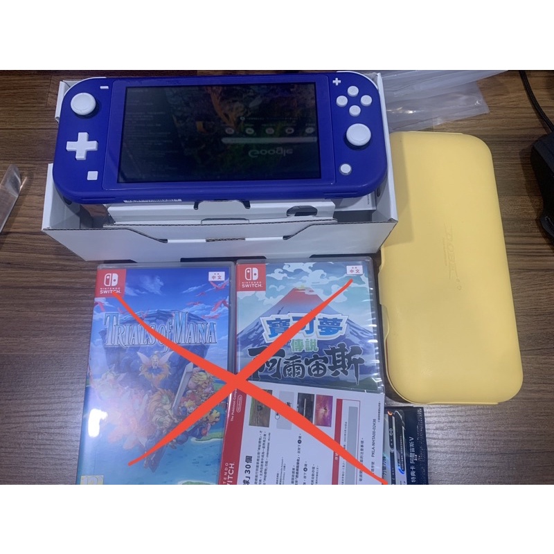Nintendo switch lite 主機 藍色 已過保