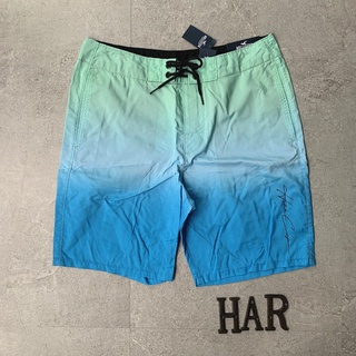 [海鹿馬] Hollister 海鷗 短褲 海灘褲 衝浪褲 泳褲 及膝款 藍綠色漸層