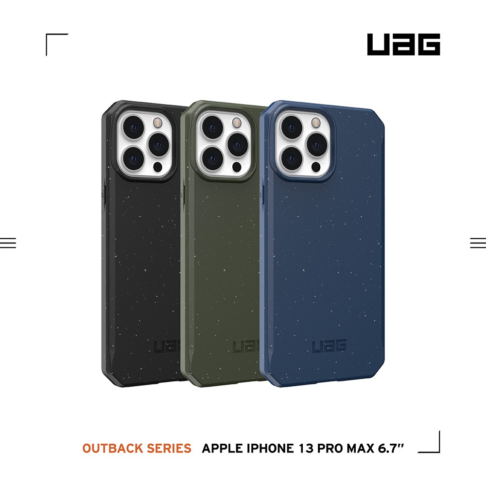 【UAG】iPhone 13 / Pro / Pro Max 耐衝擊 保護殼-OUTBACK環保輕量款