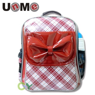 【UnMe】蝴蝶結單層後背書包(紅色）臺灣製造