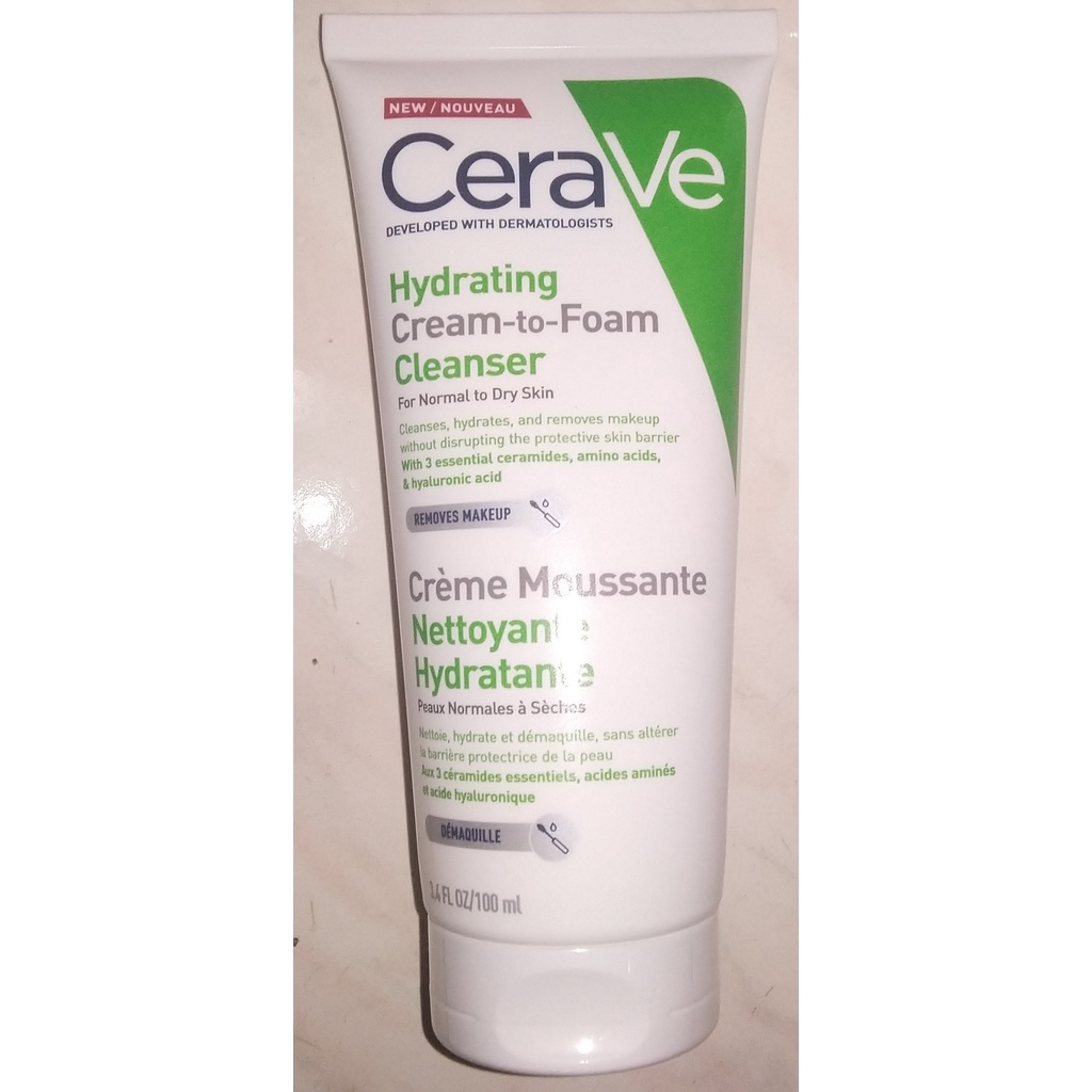 CeraVe適樂膚 溫和洗卸泡沫潔膚乳 100ml