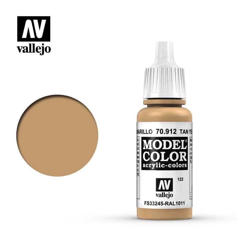 【龍門】Vallejo Model Color 棕黃色 70912 (122)