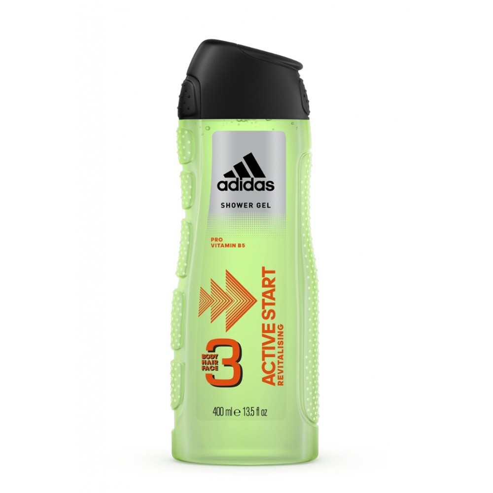 【adidas 愛迪達】三效潔顏洗髮沐浴乳-三效能量(400ml)【兔雜tuzha】