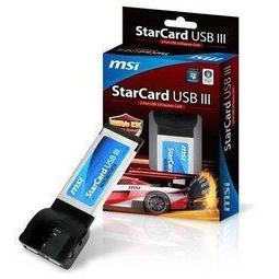 ExpressCard 34 MSI 擴充卡 StarCard USB III .USB3.0 的極速快感