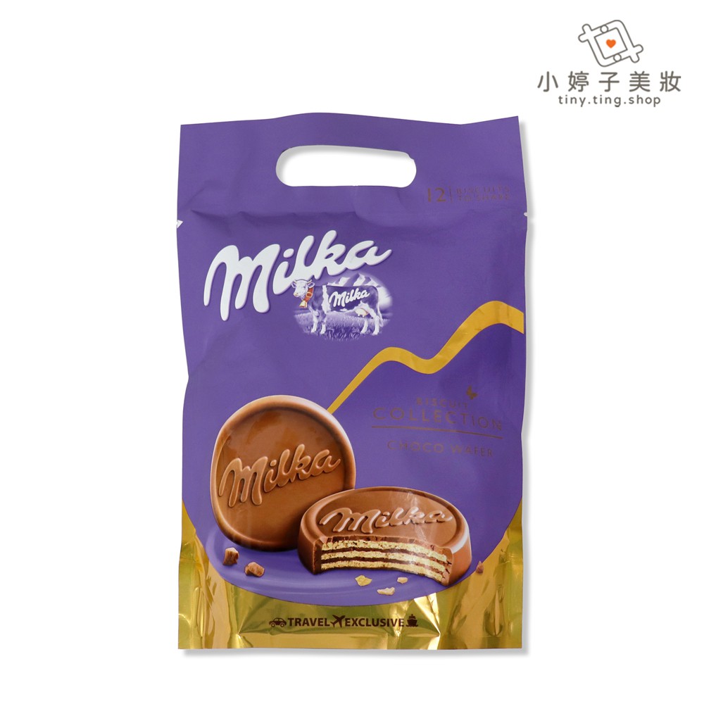 Milka妙卡 牛奶巧克力威化餅 360g 12入 小婷子美妝-食品區