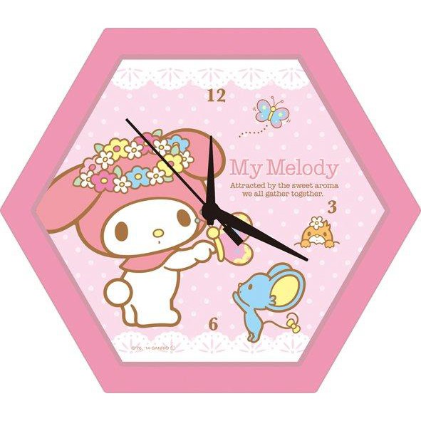 日本正版拼圖．三麗鷗 凱蒂貓 Hello Kitty My Melody 美樂蒂 82片絕版時鐘拼圖(82-JC05)