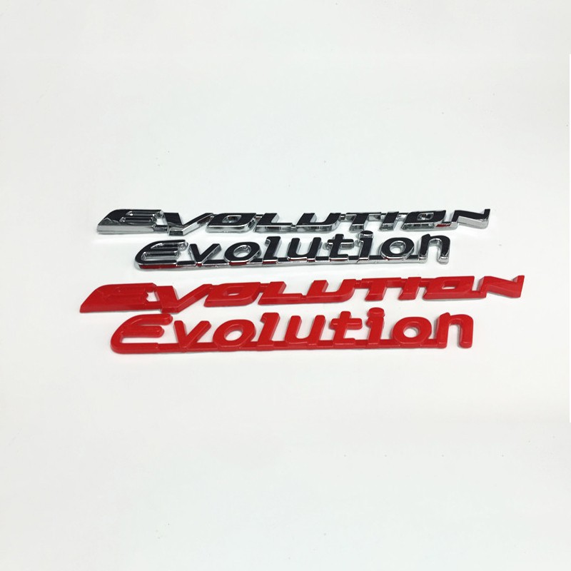 1 x ABS Evolution側面後方標誌徽章貼紙三菱