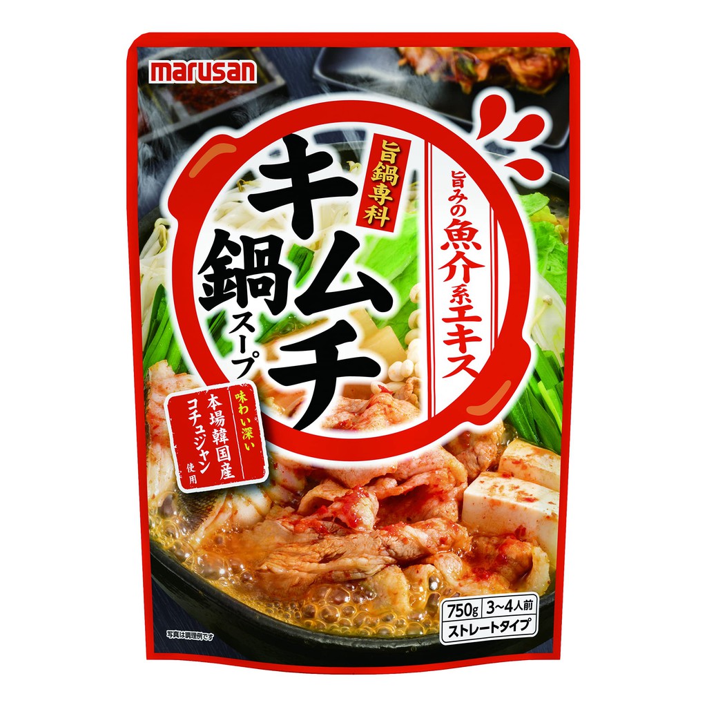 無國界零食屋 日本現貨丸三愛海鮮豚骨韓式火鍋泡菜雞肉雞白鍋泡菜鍋海鮮鍋味增鍋味增湯底鍋底 蝦皮購物