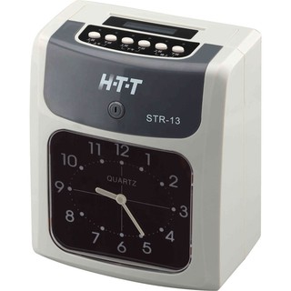 HTT 六欄位雙色帶打卡鐘STR-13 鈴聲/鬧鈴功能精準石英振盪